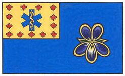 Drapeau des Chefs paramédics du Canada (Nouveau-Brunswick)