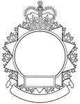 Badge Frame for Divisions, Groups and Army Formations of the Canadian Armed Forces