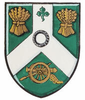 Differenced Arms for Victoria Heeney Trantor, daughter of John Ballingal Wilkes